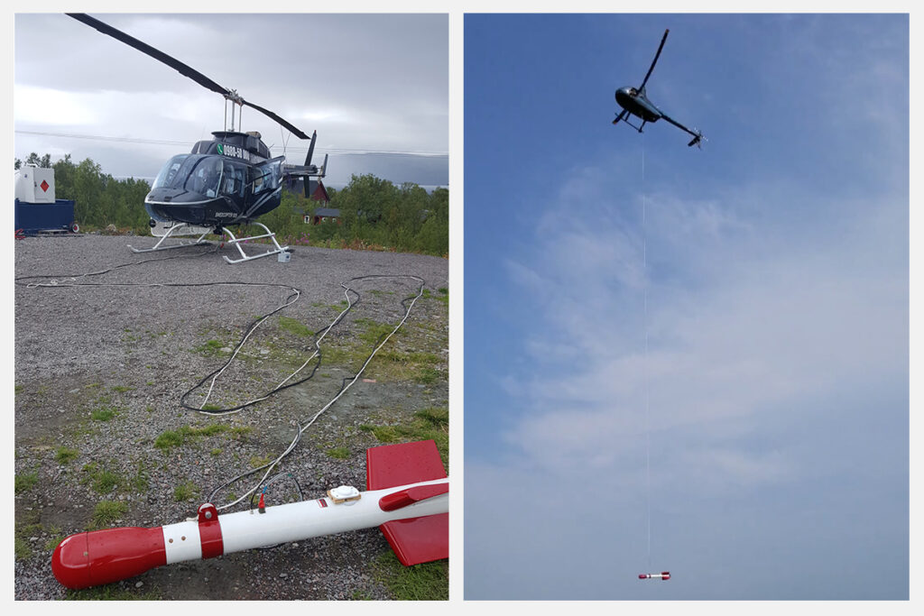 Magnetic Towed Bird Survey | New-Sense Geophysics